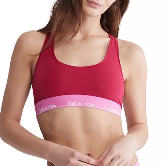NWT Calvin Klein This is Love Unlined Bralette Size Medium - Picture 1 of 10